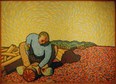 Woodworker by Wilhelm Morgner